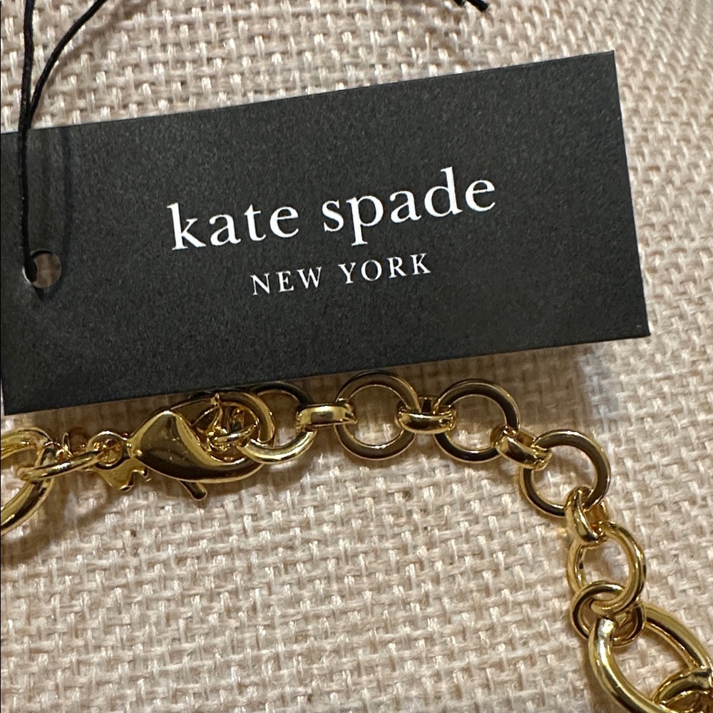 Kate Spade Gold Charm Bracelet with Fun Charms - Picture 7 of 7
